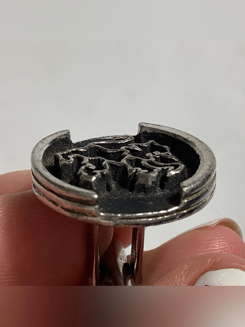Lion Rampant Cufflinks Heraldic Crest Jewelry
